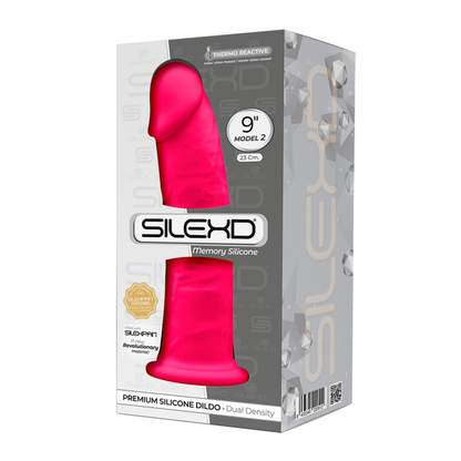 SILEXD - MODEL 2 PREMIUM REALISTIC PENIS SILEXPAN SILICONE FUCHSIA 23 CM