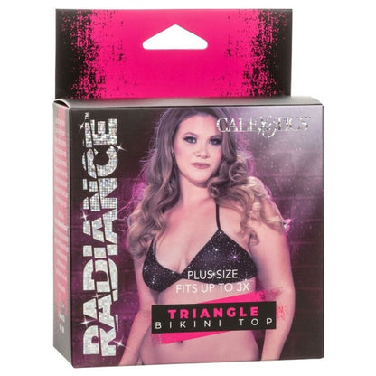 CALEXOTICS - RADIANCE TOP RHINE PLUS SIZE TRIANGLE BIKINI