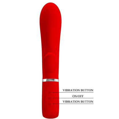 PRETTY LOVE - VIBRADOR MULTIFUNCIÓN G-SPOT THOMAS ROJO