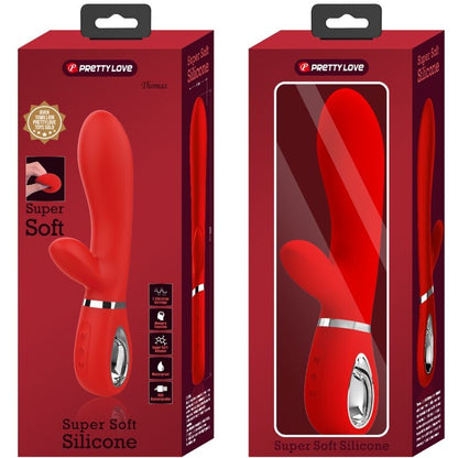 PRETTY LOVE - VIBRADOR MULTIFUNCIÓN G-SPOT THOMAS ROJO