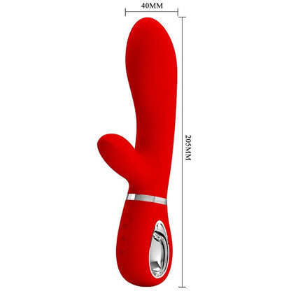 PRETTY LOVE - VIBRADOR MULTIFUNCIÓN G-SPOT THOMAS ROJO