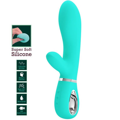 PRETTY LOVE - THOMAS AQUA VERDE G-SPOT MULTI-FUNCTION VIBRATOR