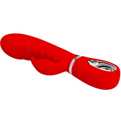 PRETTY LOVE - VIBRADOR PRESCOTT MULTIFUNCIÓN PUNTO G ROJO