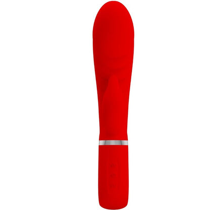 PRETTY LOVE - VIBRADOR PRESCOTT MULTIFUNCIÓN PUNTO G ROJO