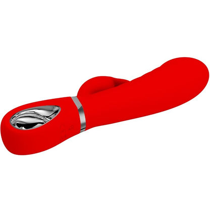PRETTY LOVE - VIBRADOR PRESCOTT MULTIFUNCIÓN PUNTO G ROJO