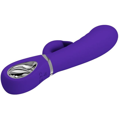 PRETTY LOVE - VIBRADOR PRESCOTT MULTIFUNCIÓN PUNTO G MORADO