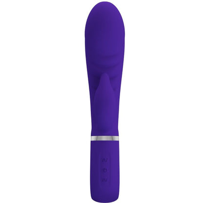 PRETTY LOVE - VIBRADOR PRESCOTT MULTIFUNCIÓN PUNTO G MORADO