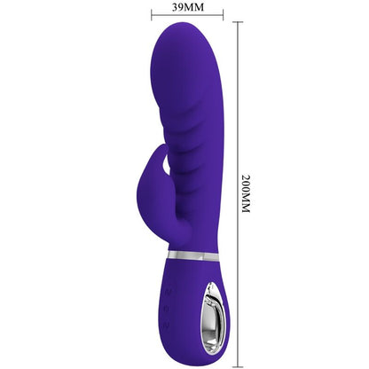 PRETTY LOVE - VIBRADOR PRESCOTT MULTIFUNCIÓN PUNTO G MORADO