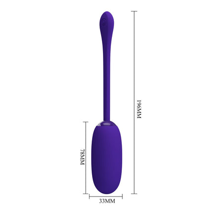 PRETTY LOVE - WATERPROOF RECHARGEABLE VIBRATING EGG JULIUS PURPLE