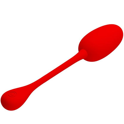 PRETTY LOVE - RECHARGEABLE KNUCKER VIBRATING EGG RED