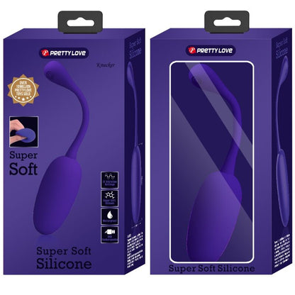 PRETTY LOVE - KNUCKER RECHARGEABLE VIBRATING EGG PURPLE