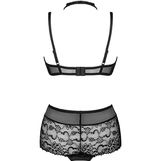 LIVCO CORSETTI FASHION - LINERA FOR THE SENSES COLLECTION SUJETADOR + NEGRO PANTY