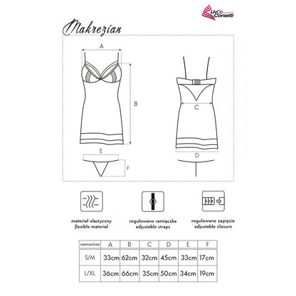 LIVCO CORSETTI FASHION - MAKREZIAN LC 90545 SKIRT + BLACK PANTY