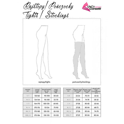 LIVCO CORSETTI FASHION - MONIKONI SOCKS XG054 BLACK ONE SIZE