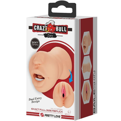 CRAZY BULL - ZOEY DOUBLE ENTRY VAGINA SHAPED MASTUBATOR