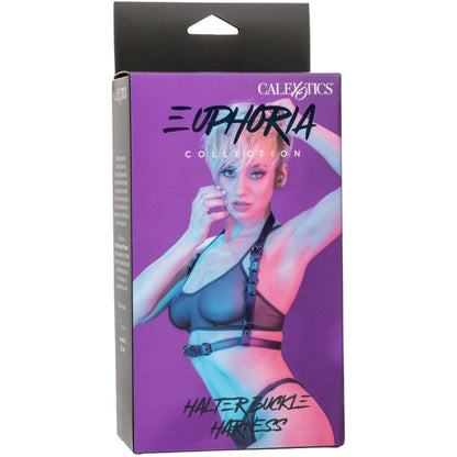 CALEXOTICS - EUPHORIA BLACK HALTER BUCKLE HARNESS