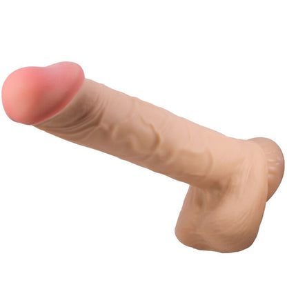 PRETTY LOVE - SLIDING SKIN SERIES REALISTIC DILDO WITH SLIDING SUCTION CUP SKIN 26 CM