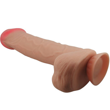 PRETTY LOVE - SLIDING SKIN SERIES REALISTIC DILDO WITH SLIDING SUCTION CUP SKIN 26 CM