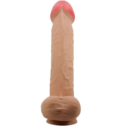 PRETTY LOVE - SLIDING SKIN SERIES REALISTIC DILDO WITH SLIDING SUCTION CUP SKIN 26 CM