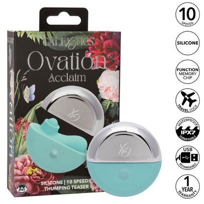 CALEXOTICS - OVATION ACCLAIM AQUA GREEN STIMULATOR