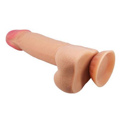 PRETTY LOVE - SERIE SLIDING SKIN DILDO REALISTA CON VENTOSA DESLIZANTE PIEL 21,8 CM