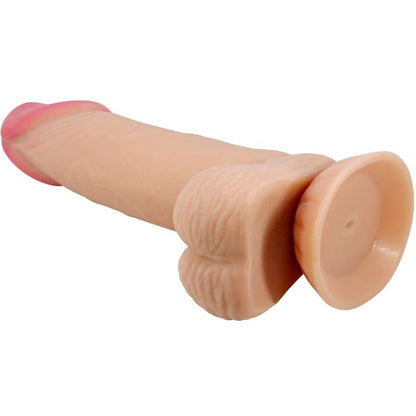 PRETTY LOVE - SERIE SLIDING SKIN DILDO REALISTA CON VENTOSA DESLIZANTE PIEL 19,4 CM