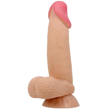 PRETTY LOVE - SERIE SLIDING SKIN DILDO REALISTA CON VENTOSA DESLIZANTE PIEL 19,4 CM
