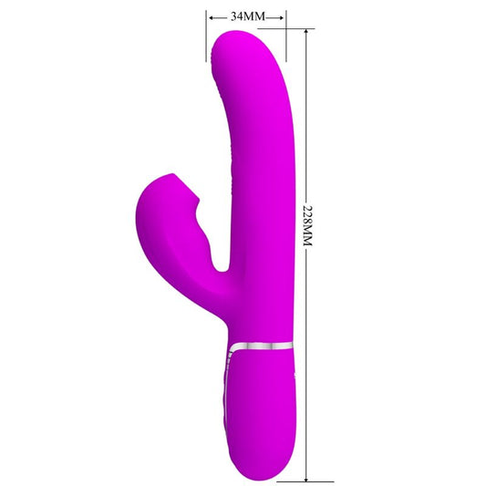 PRETTY LOVE - PERLITA MULTIFUNCTION 3 IN 1 VIBRATOR G-SPOT VIOLET
