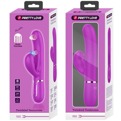 PRETTY LOVE - PERLITA MULTIFUNCTION 3 IN 1 VIBRATOR G-SPOT VIOLET