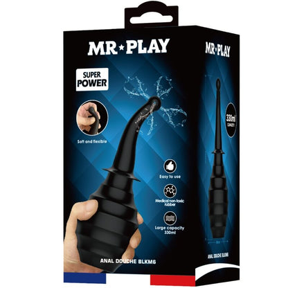 MR PLAY - DUCHA ANAL BLKM6 SUPER POWER NEGRA
