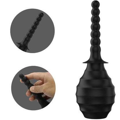 MR PLAY - ENCHUFE ANAL DE CONTROL REMOTO VIBRADOR POTENTE NEGRO