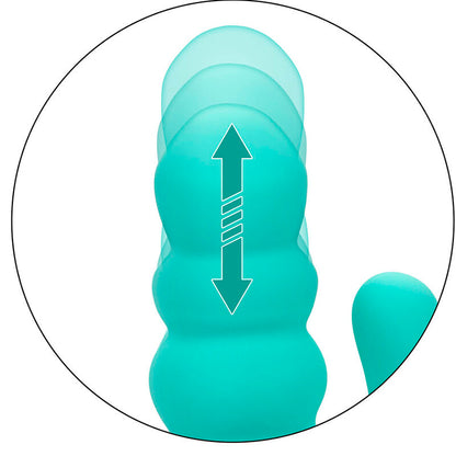 CALEXOTICS - VIBRADOR DOBLE DEL MAR DIVA RABBIR AQUA GREEN POR CALIFORNIA DREAMING