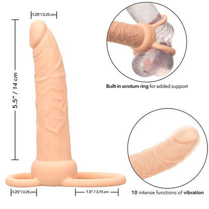 CALEXOTICS - PERFORMANCE MAXX RECHARGEABLE DOUBLE PENETRATOR LIGHTWEIGHT SKIN