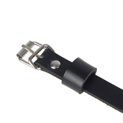 SUBBLIME - CINTURÓN DE CUERO ARNES DE PIERNAS NEGRO TALLA ÚNICA