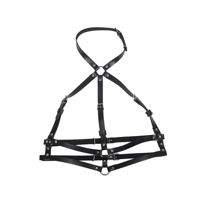SUBBLIME - ONE SIZE ONE LEATHER RING CHEST HARNESS