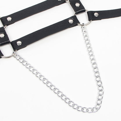 SUBBLIME - ARNÉS CON CORREAS Y CADENA DETALLES TALLA ÚNICA