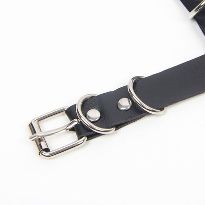 SUBBLIME - HARNESS BRA WITH CHAIN DETAIL ONE SIZE