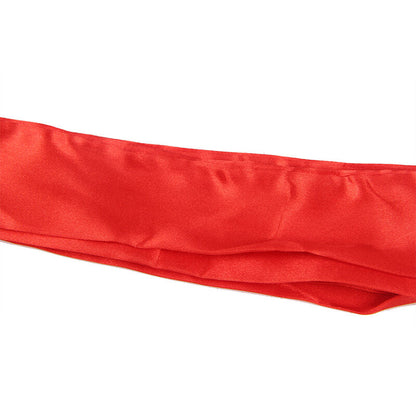 SUBBLIME - BATA TELA TRANSPARENT DETALLE ENCAJE ROJO S/M