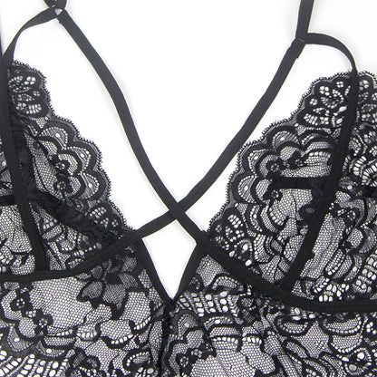 SUBBLIME - DISFRAZ POLICE BODY ENCAJE NEGRO S/M