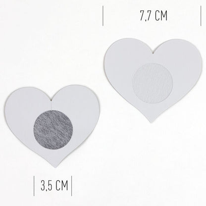 SECRET PLAY - WOW BREASTS! HEART NIPPLE COVERS