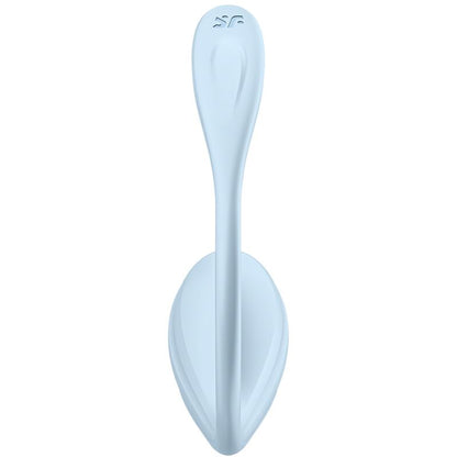 SATISFYER - ESTIMULADOR DE PUNTO G DE PÉTALO LISO AZUL CIELO APLICACIÓN GRATUITA