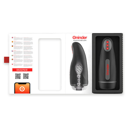 ONINDER - SEOUL RECHARGEABLE MALE MASTURBATOR 10 SPEEDS - FREE APP