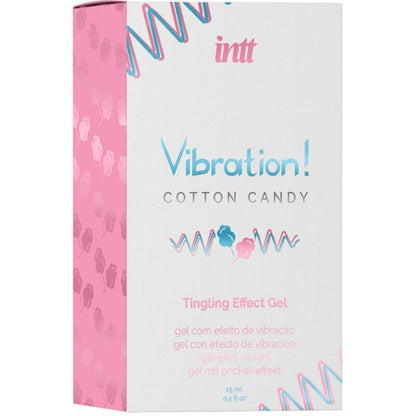 INTT - POTENTE ESTIMULANTE ÍNTIMO ALGODÓN DE AZÚCAR GEL VIBRADOR LÍQUIDO 15 ML