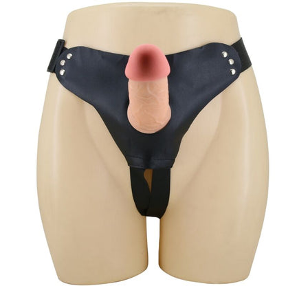 PRETTY LOVE - MAVIS HARNESS BRAGUITAS UNIVERSALES CON DILDO 19 CM NATURAL