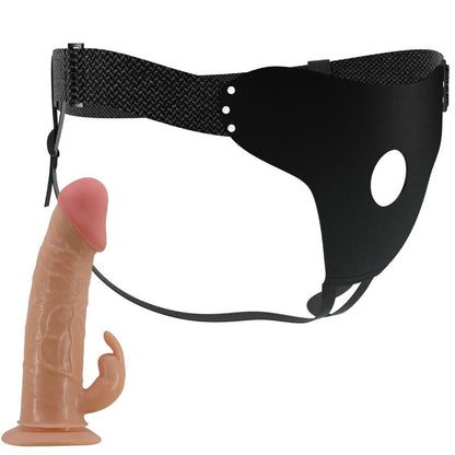 PRETTY LOVE - MAVIS HARNESS BRAGUITAS UNIVERSALES CON DILDO 19 CM NATURAL
