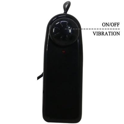 PRETTY LOVE - MARION HARNESS BRAGAS UNIVERSALES CON DILDO VIBRADOR 19 CM MARRÓN