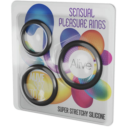 ALIVE - KIT OF THREE SENSUAL PLEASURE RINGS