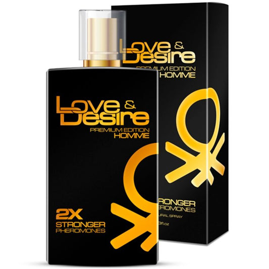 EURO1SEX - LOVE&amp;DESIRE GOLD PERFUME PHEROMONES FOR HIM 100 ML