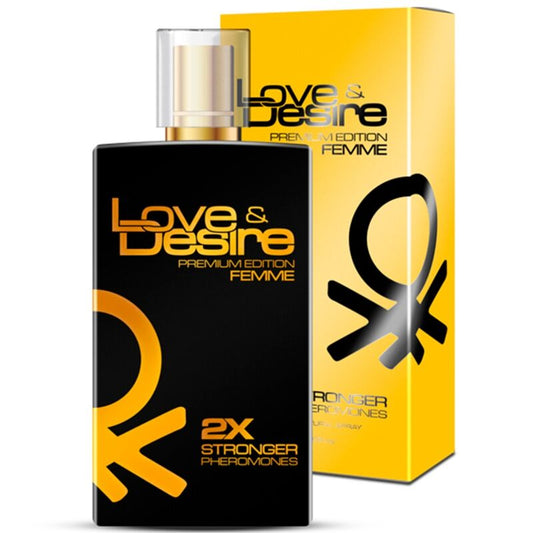 EURO1SEX - LOVE&amp;DESIRE GOLD PERFUME PHEROMONES FOR HER 100 ML
