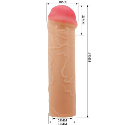 PRETTY LOVE - NILO EXTENSOR DE PÊNIS COBERTURA CARNE